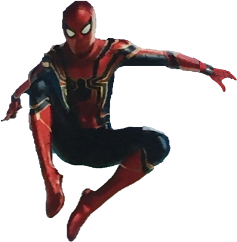 Png Library Library Spider Man Iron Black Widow Captain - Iron Spider Infinity War Png (918x1125), Png Download