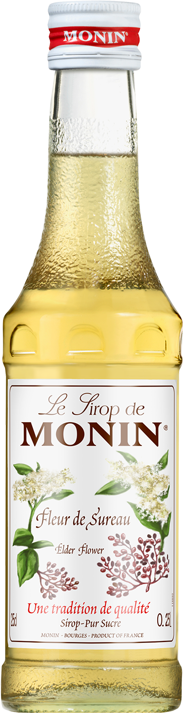 Monin Elderflower Syrup - Monin Hazelnut Syrup 250ml (1960x1494), Png Download