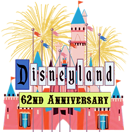 Disney Avenue A Musical Tribute To Disneyland's 62nd - Disneyland (438x447), Png Download