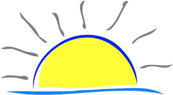 Morning School Clipart Clipartxtras - Early Morning Clip Art (608x349), Png Download