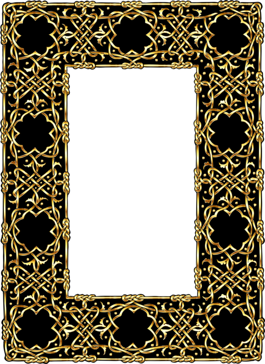 Celtic Knot Picture Frames Borders And Frames Ornament - Celtic Picture Frame (546x750), Png Download