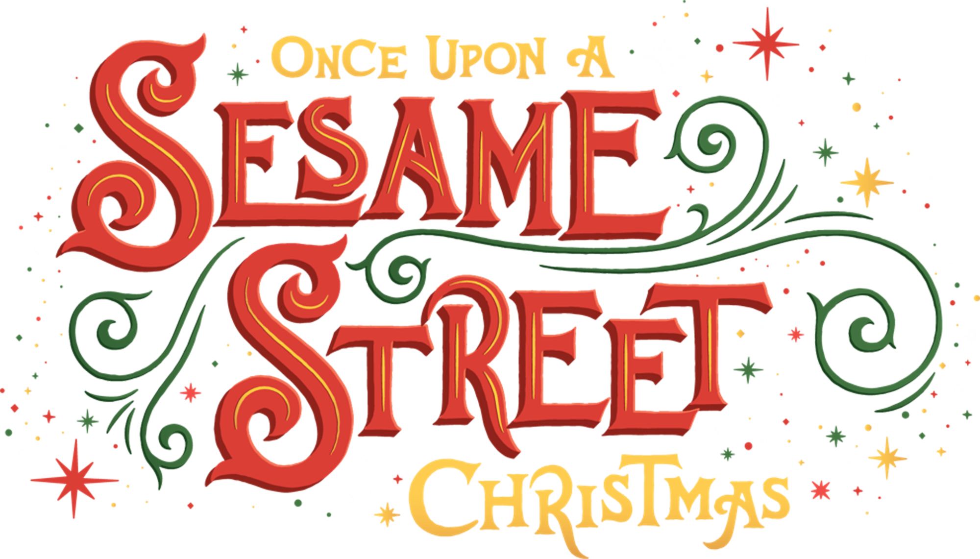 Once Upon A Sesame Strsesame Street Logo Png - Once Upon A Sesame Street Christmas (sesame Street) (2000x1141), Png Download