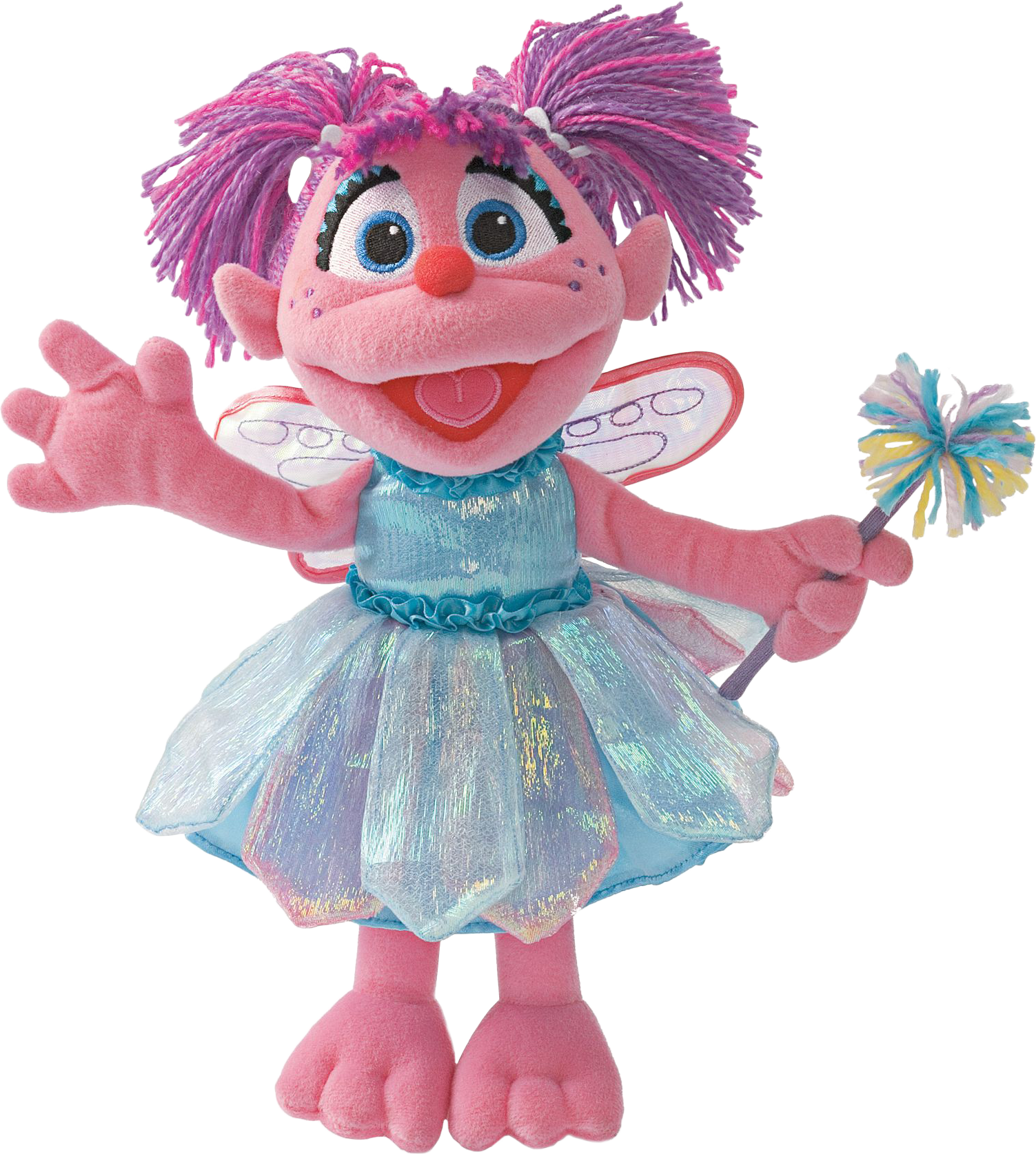 Sesame - Sesame Street Abby Cadabby Plush Doll, 12" (1503x1675), Png Download