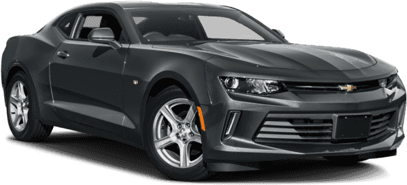 New Chevrolet Camaro Lt - 2018 Black Camaro V6 (640x480), Png Download