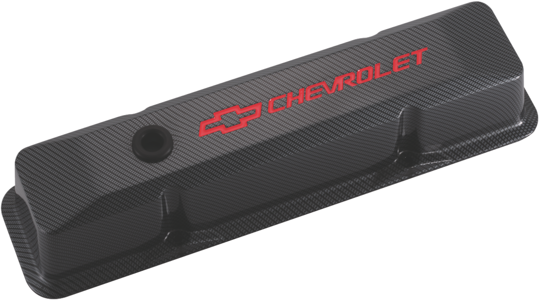 Chevrolet & Bowtie Emblem Die-cast Valve Covers Recessed - Subwoofer (1101x614), Png Download