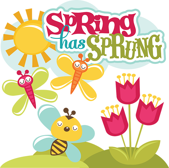 Spring Has Sprung Png Transparent Images Svg - Spring Has Sprung 2018 (648x644), Png Download