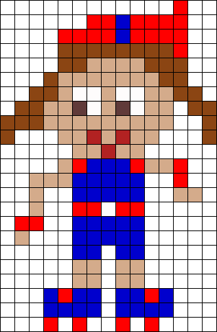 Superwhy Red Perler Bead Pattern / Bead Sprite - Bead (316x484), Png Download