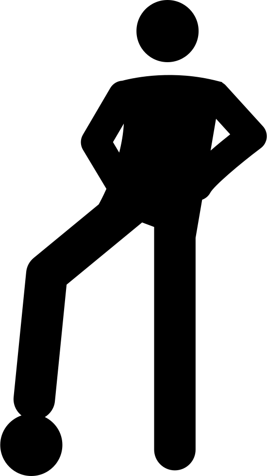 Football Player With The Ball Under The Feet Comments - Football Player (550x980), Png Download