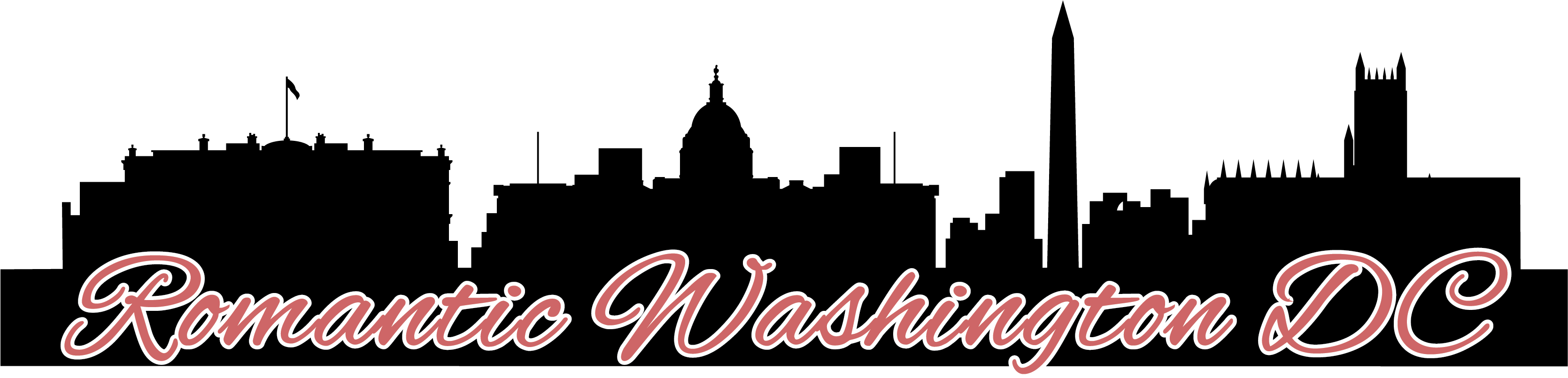 Romantic Washington Dc - Capital City By Lee Hurwitz (3338x869), Png Download