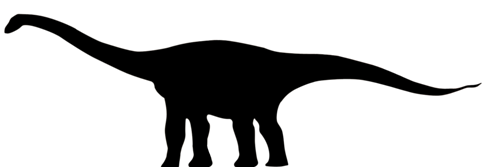 Dinosaur Silhouette Free - Dinosaurs Shadow (722x190), Png Download