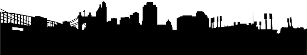 Institute-2016 - Atlanta City Skyline Silhouette (1160x253), Png Download