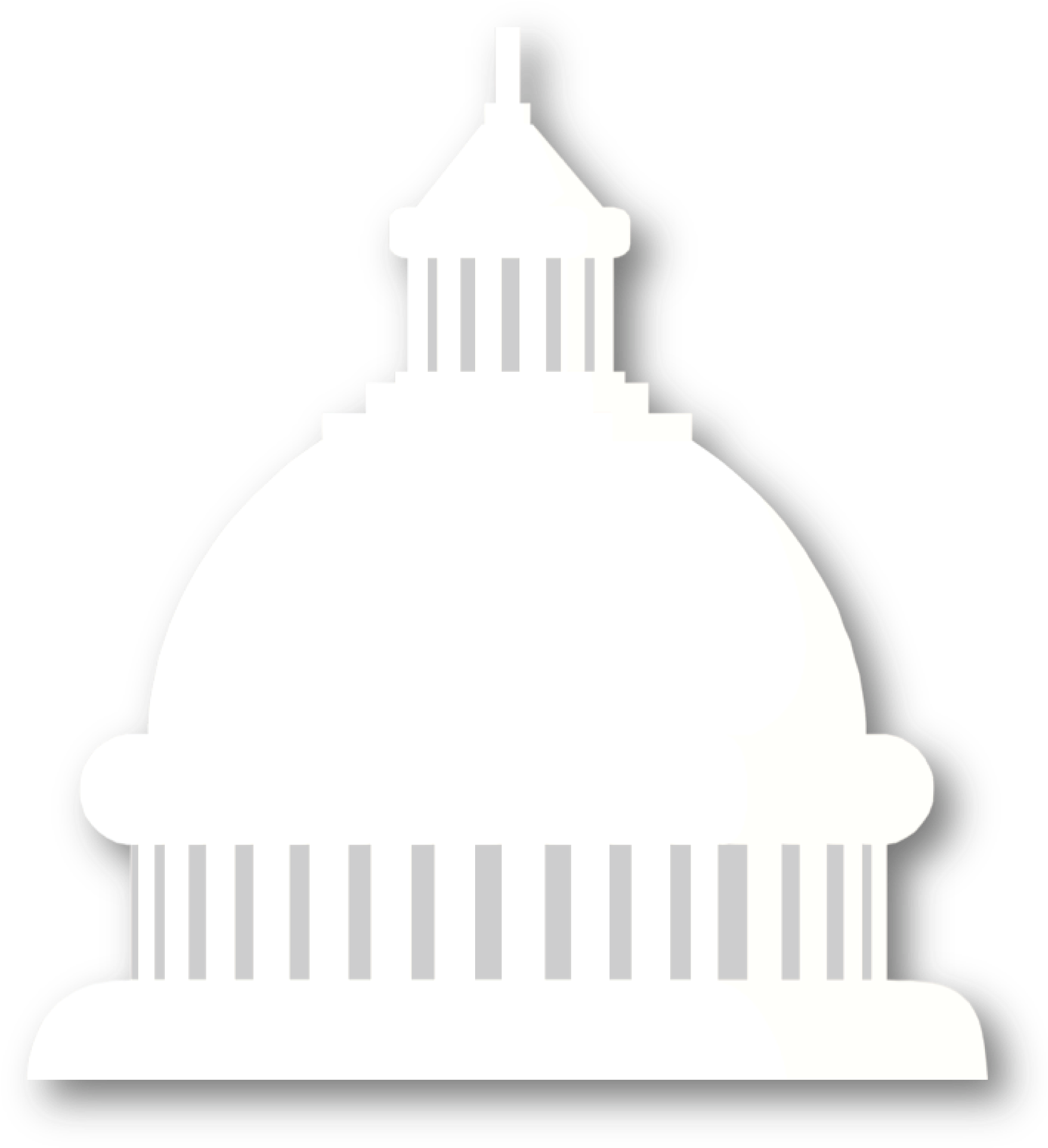 Dome Clipart Capitol Hill - Capitol Dome Silhouette Png (1875x2146), Png Download