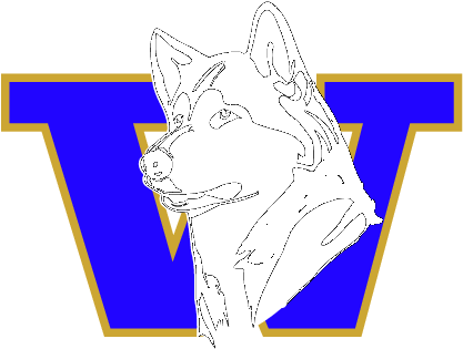 Washington Huskies (436x329), Png Download