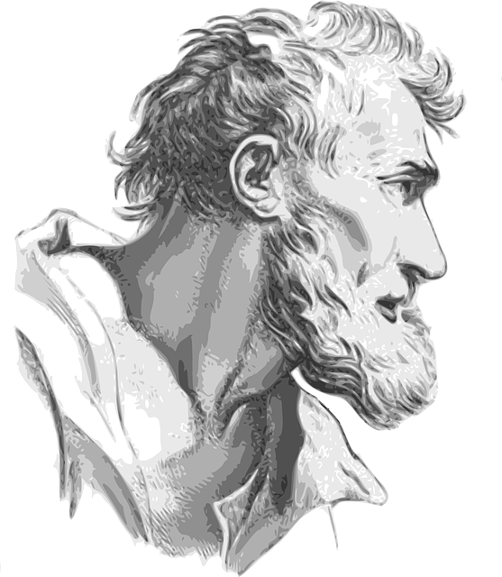 God, Full Beard, Face, Man, Expression, Historic, Male - Über Den Gottesstaat (zweiundzwanzig Bücher) (557x640), Png Download