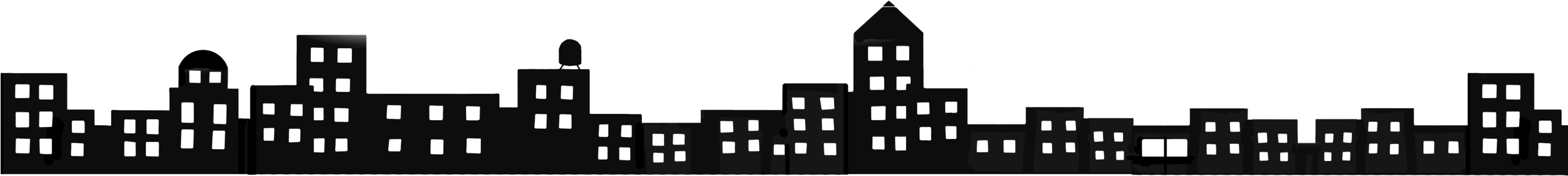 Dogzilla Cat Cong Dog Walking Contact Bg - Skyline (2500x1200), Png Download