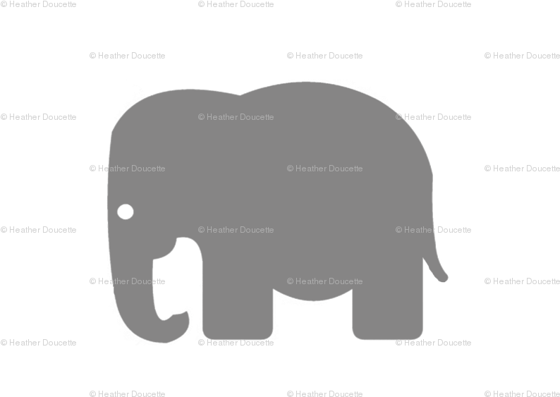 Elephant (825x637), Png Download