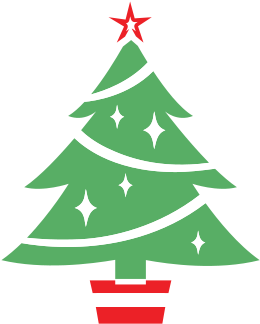 Christmas Tree Clipart - Christmas Day (349x349), Png Download