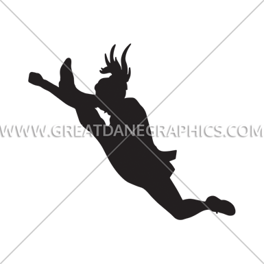 Graphic Free Download Cheer Kick - Cheerleader Jump Silhouette (385x385), Png Download