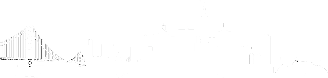Marin General Contractor Trillium - San Francisco Skyline Silhouette Png (1286x307), Png Download