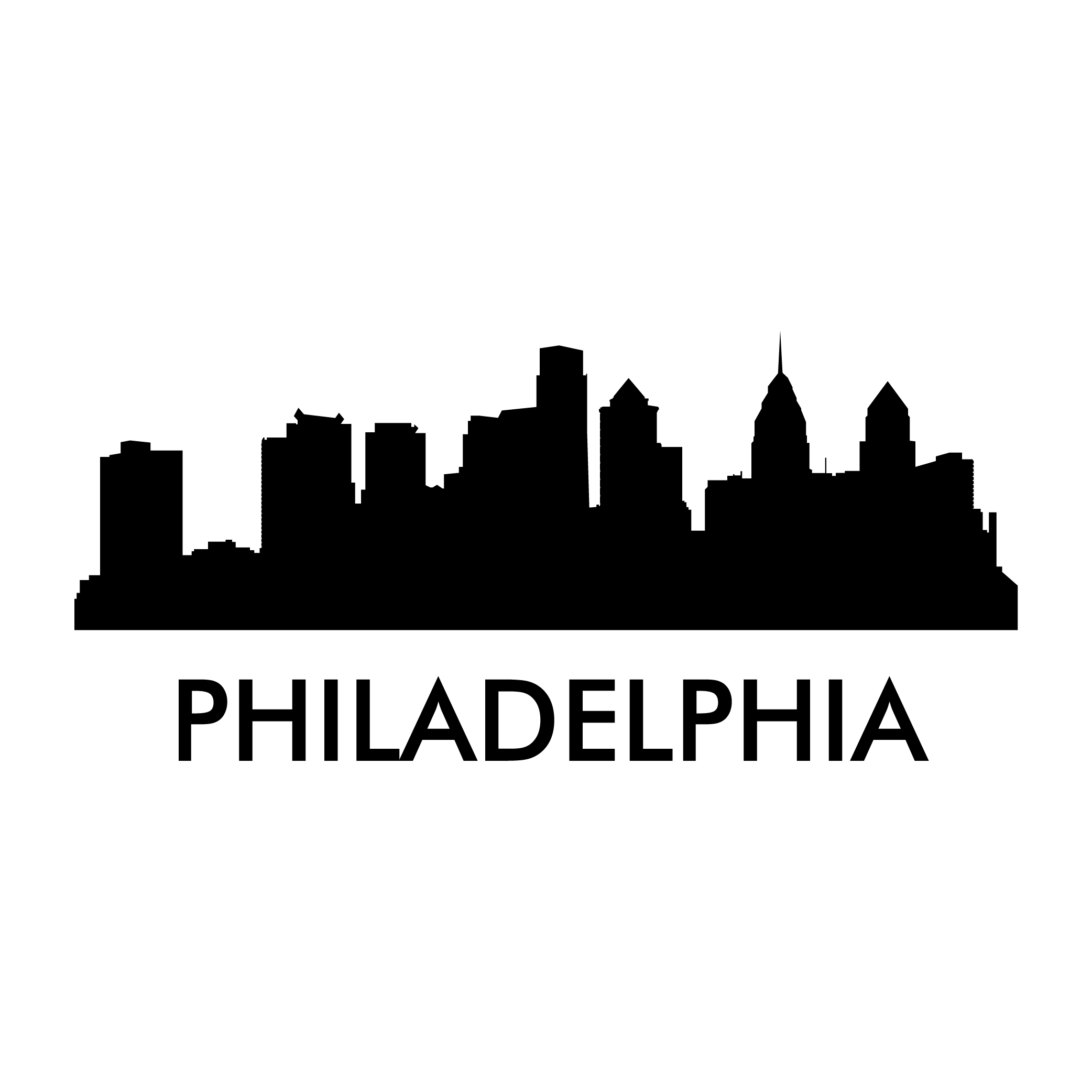 Philadelphia Skyline Png - Marketing Schools, Marketing Cities: Who Wins (2084x2084), Png Download