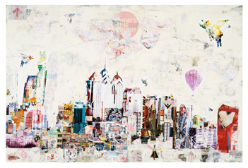 Amazing Print Of The Philadelphia Skyline By Dave Holley - Dave Holley Insurance (350x500), Png Download