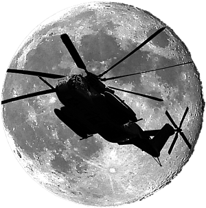 Silhouette By Al Powell Photography - Cafepress Full Moon Square Sticker 3 X Bumper Car Decal (600x480), Png Download