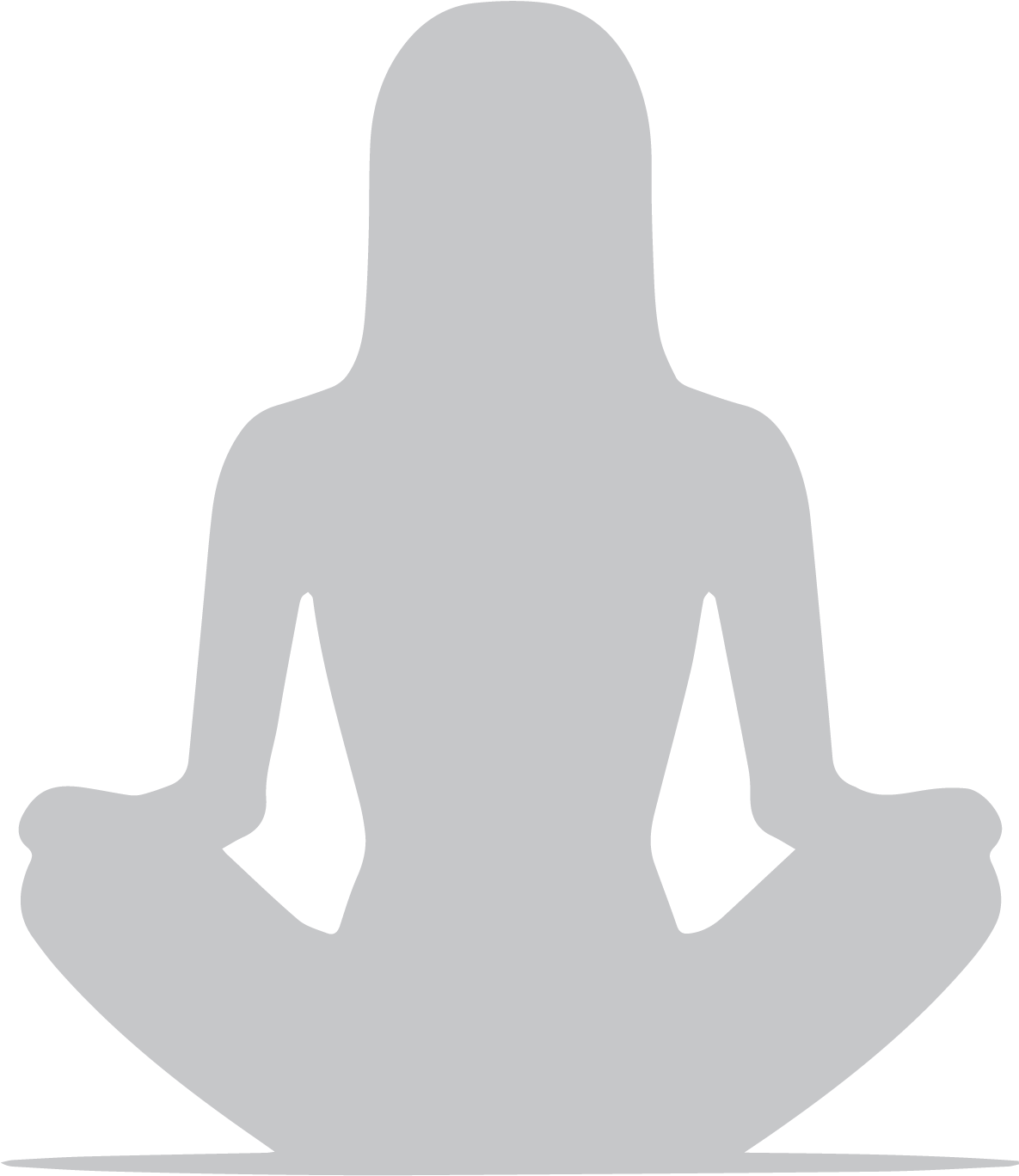 Yoga Barre Haven - Clear Silhouette Of A Girl (1501x1717), Png Download