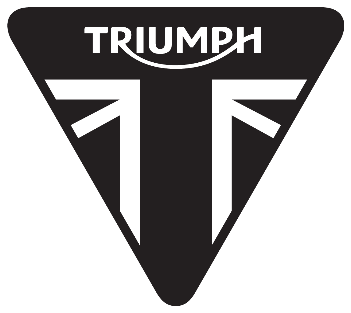 Triumph Motorcycles Union Jack Triangle Logo Vector - Triumph Motorcycle Logo Png (1200x1200), Png Download