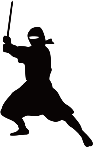 Ninja Silhouette Png - Discounts And Allowances (640x640), Png Download