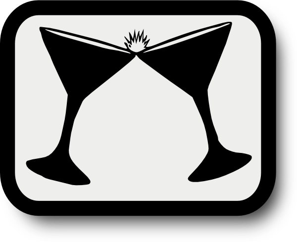 Wine Glasses Clip Art (600x489), Png Download