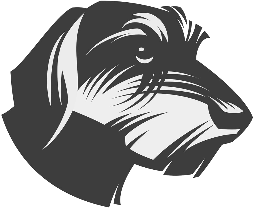 Dachshund German Wirehaired Pointer Daschund Tattoo - Dachshund Head Silhouette (1000x1000), Png Download