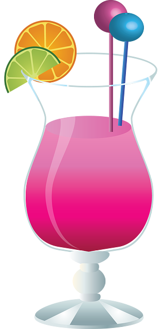 Alcohol Cocktail, Glass, Cocktails, Drink, Alcoholic, - Pink Cocktail Tile Coaster (321x640), Png Download