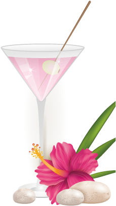 Glass Wine Transprent Png Free - Cocktail (612x792), Png Download