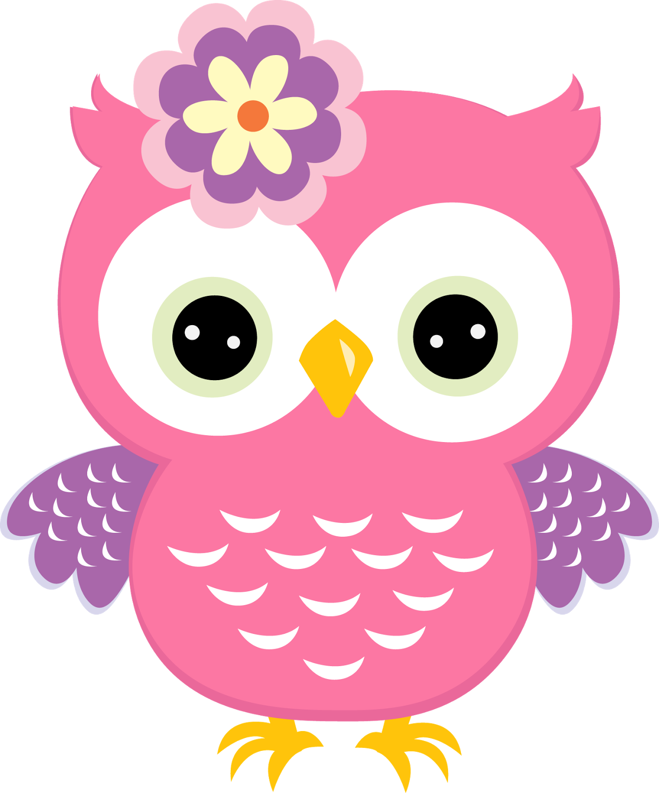 Pink Owl Png - Pink Owl (900x1081), Png Download
