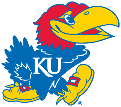 Kansas Cruises By Iowa State - Kansas Jayhawks (413x366), Png Download