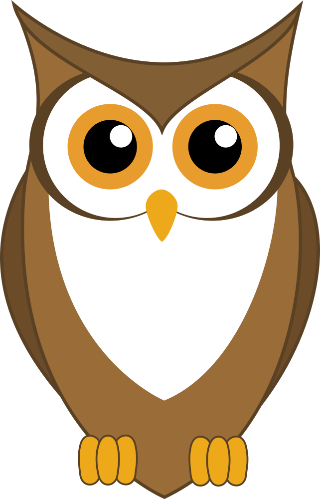 Onlinelabels Clip Art Owl Vector Owl Silhouette Monogram - Owl Vector Png (642x1000), Png Download