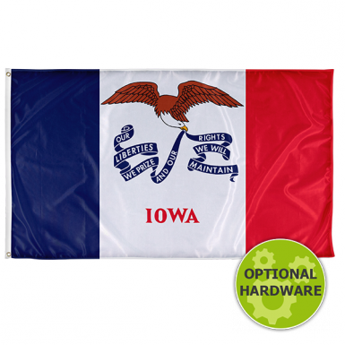 Iowa State Flag - Iowa Flag Redesign (385x385), Png Download