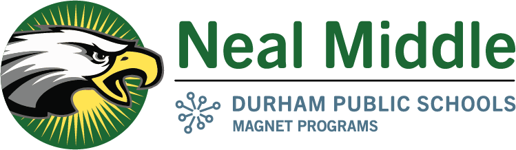 Neal Magnet Middle School - Neal Middle School Durham Nc (749x218), Png Download