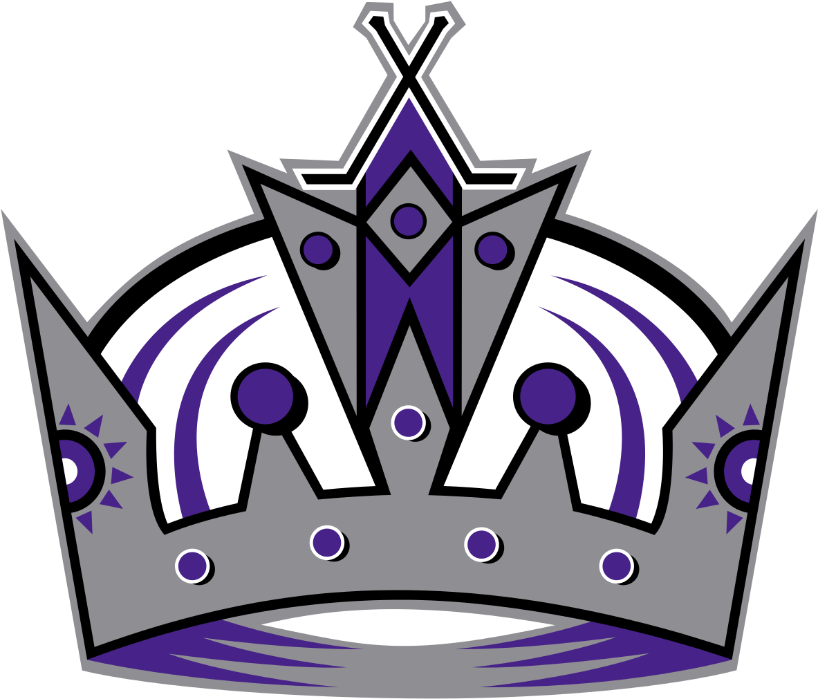 Los Angeles Kings Old Logo (1192x1024), Png Download