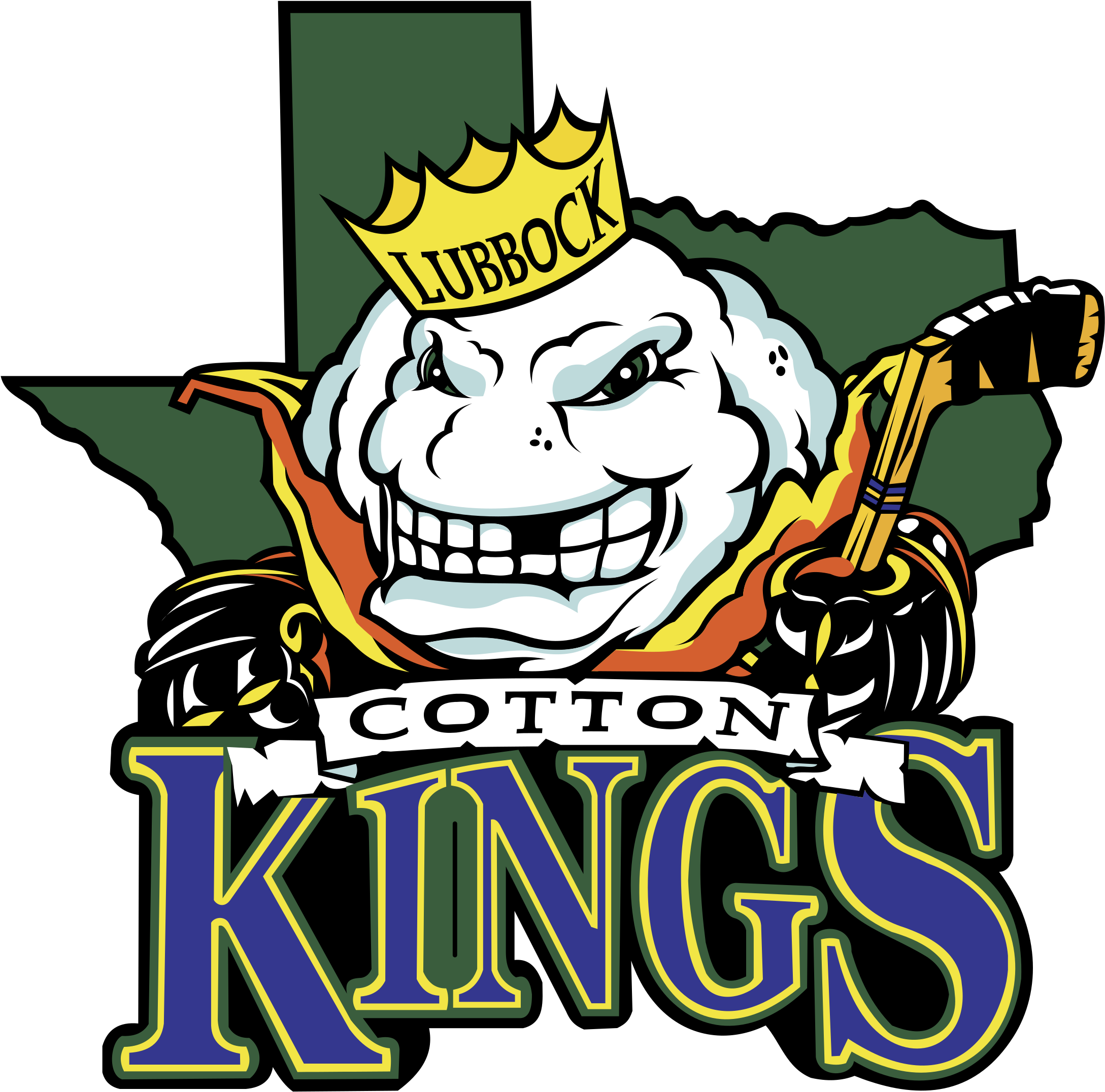 Lubbock Cotton Kings Logo Png Transparent - Lubbock Cotton Kings (2400x2400), Png Download