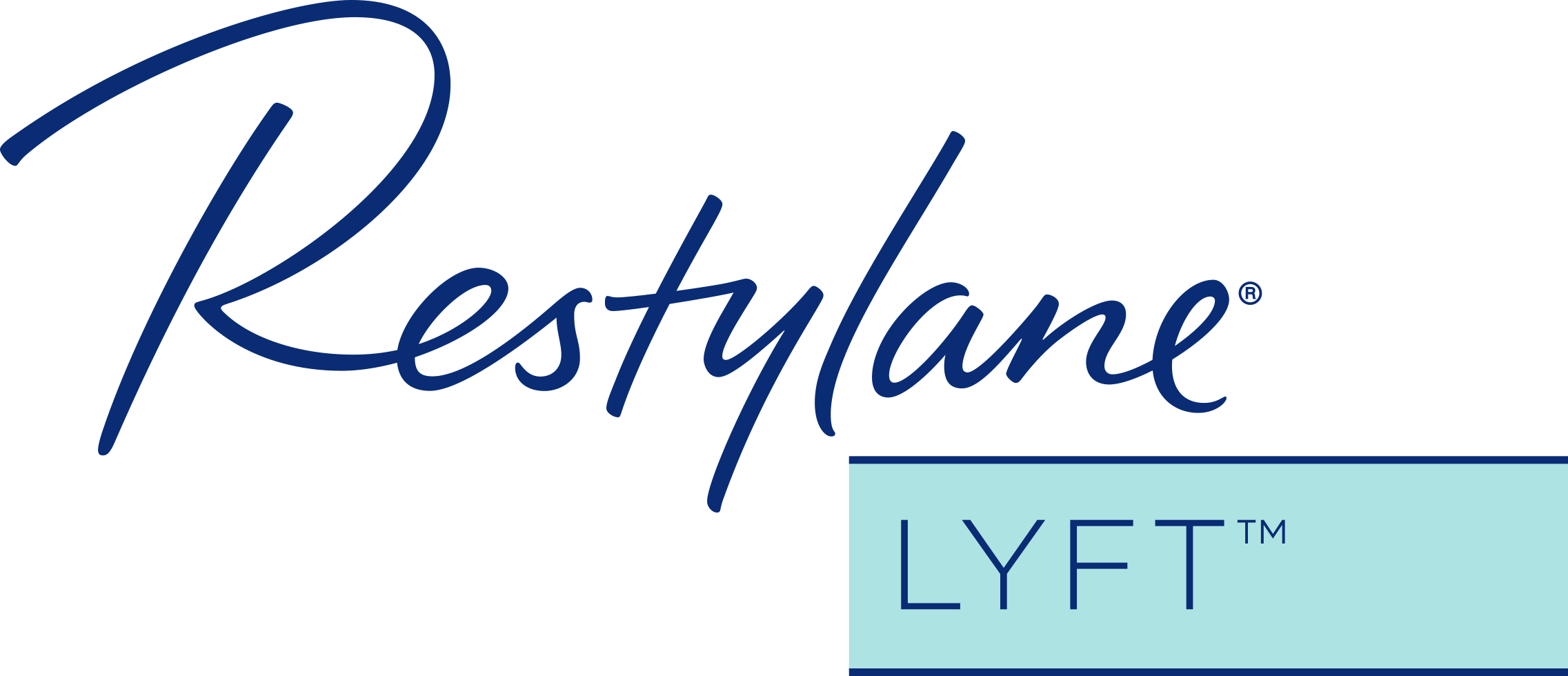 Restylane Lyft Logo Full Color New - Restylane Lyft For Hands (2273x980), Png Download