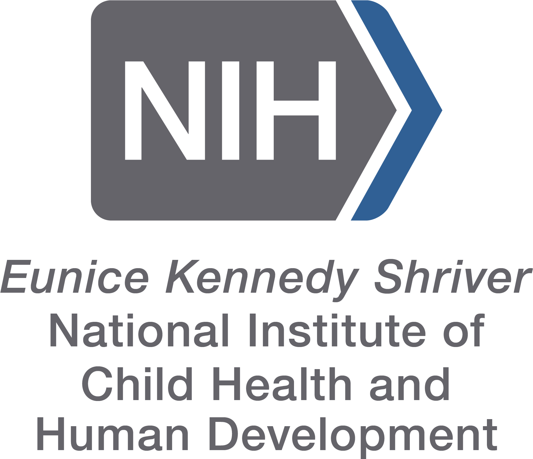 Nichd Vertical 2 Color - Nih Logo (1734x1520), Png Download