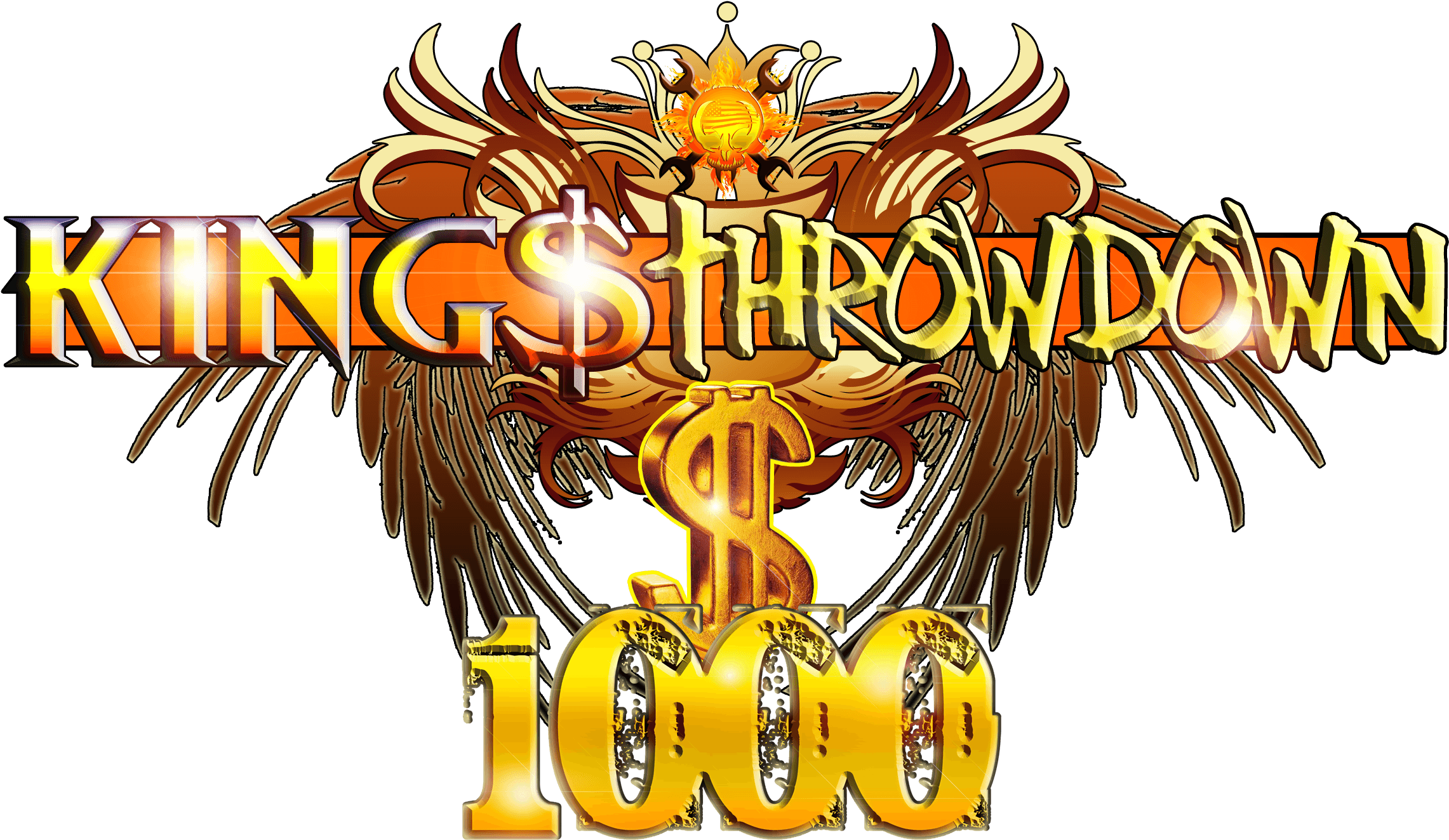 Tyga Last Kings Script Sweatshirt - Gold (2520x1368), Png Download