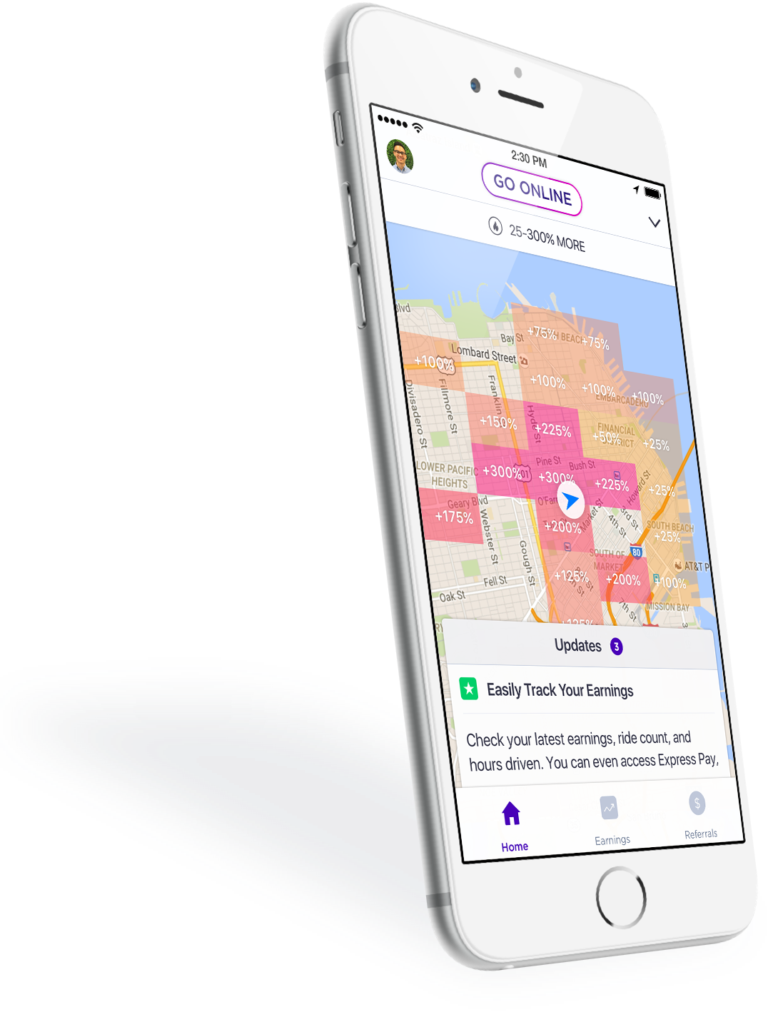 Already A Driver - Lyft (1076x1418), Png Download