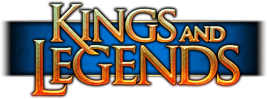 Kings & Legends Logo - Kings And Legends Logo (560x220), Png Download
