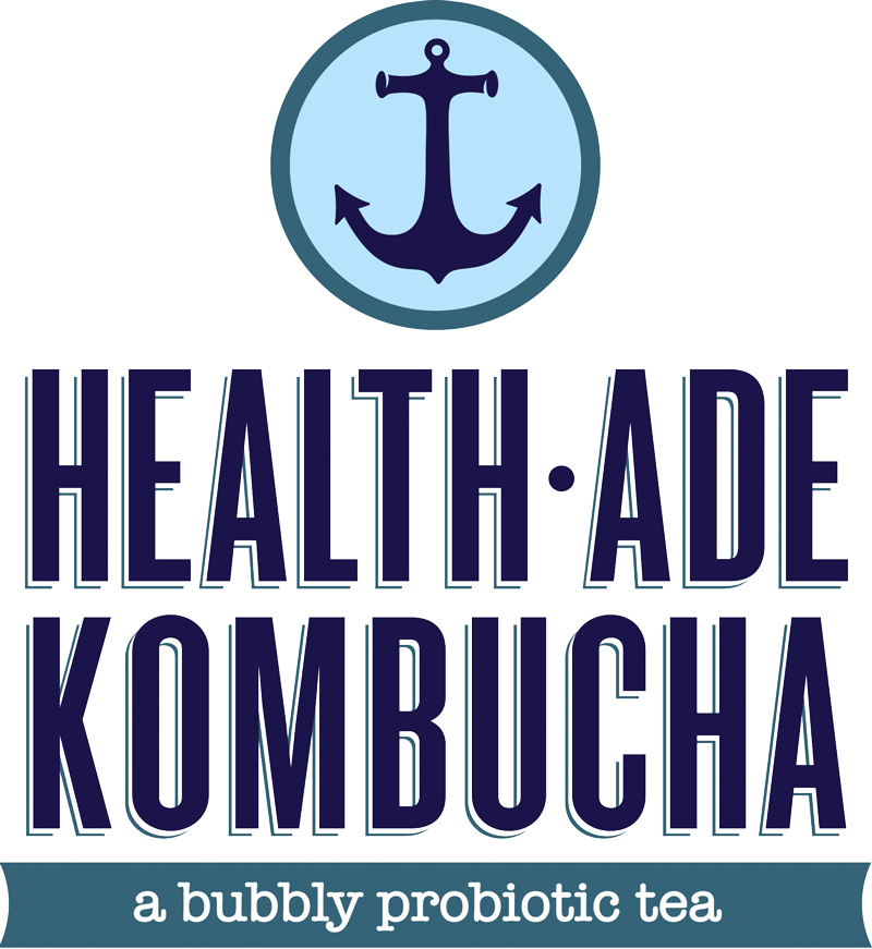 Healthade Logo Vertical - Health Aid Kombucha Logo (800x871), Png Download