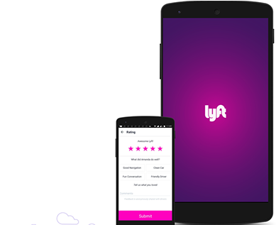 Rate Your Lyft - Lyft (404x316), Png Download