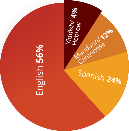 Languages Spoken By Cool Culture Families - Circle (436x445), Png Download
