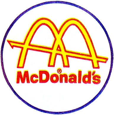 Mcdonald's Logo - Mcdonalds Logo History (386x387), Png Download