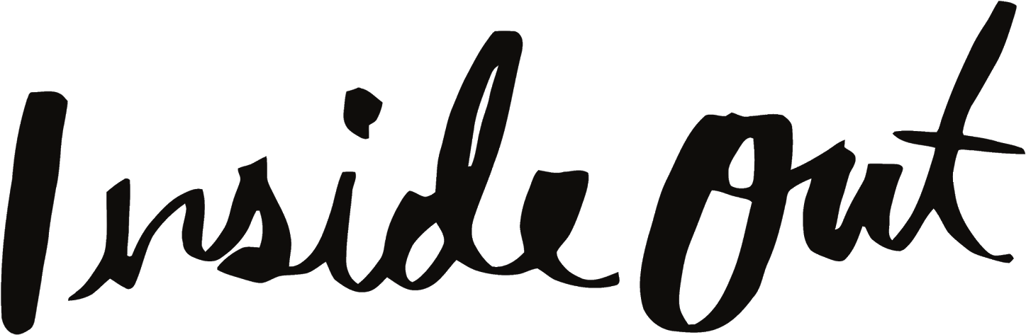 Inside Out - Logo - Calligraphy (1600x548), Png Download